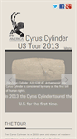 Mobile Screenshot of cyruscylinder2013.com